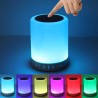 Wireless Bluetooth Speaker With LED Colour Touch Lamp