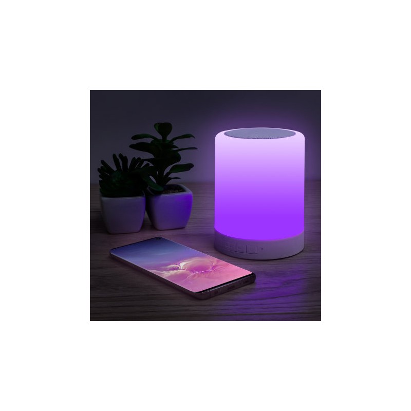 Wireless Bluetooth Speaker With LED Colour Touch Lamp