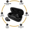 JBL C100 TWS Wireless Earbuds with Hands-free Stereo Calls, Pure Bass Sound (Black)